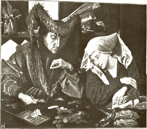Marinus van Roymerswale

DE BANKIER EN ZIJN VROUW

(Koninklike Galerij, Dresden)