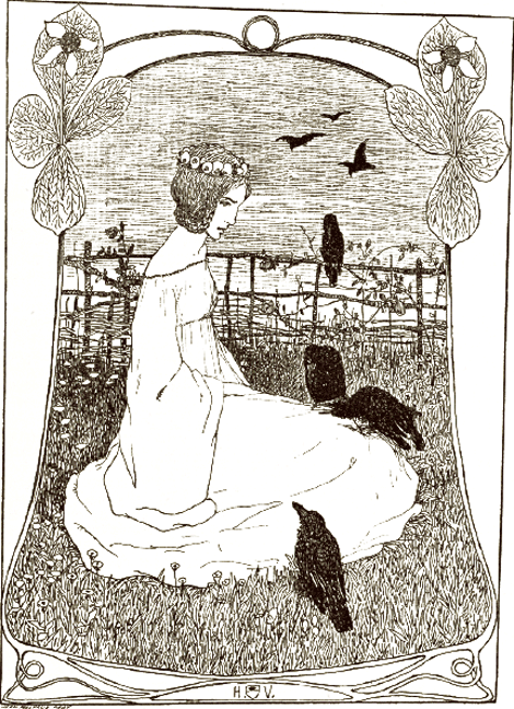 H. Vogeler

DE ZEVEN RAVEN, SPROOKJE.