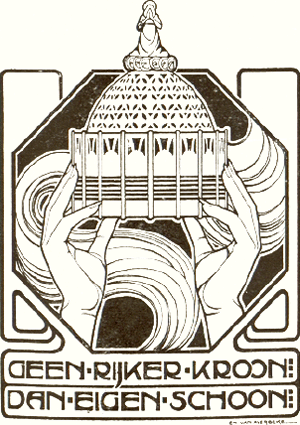 Tekening van E. van Averbeke.