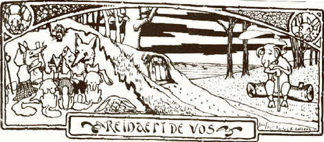 Tekening van K. Collens.