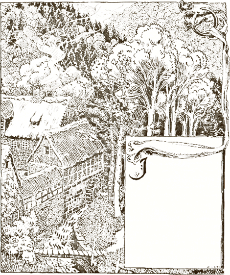 Uit Deutsche Wanderlieder, - geïllustreerd door Hans von Volkmann (uitgaaf Jungbrunnen van Fischer und Franke, Berlijn).