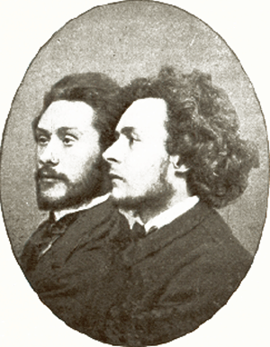 JULIAAN EN ALBRECHT DE VRIENDT rond 1870