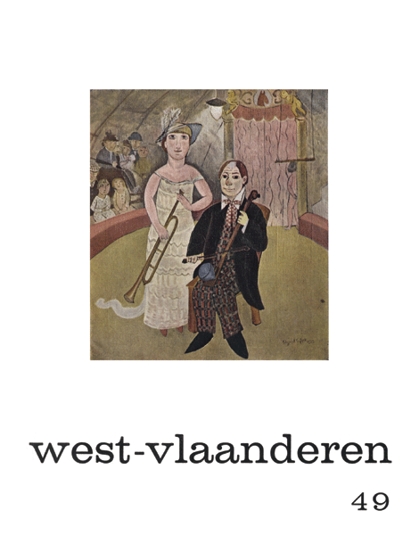 Titelpagina van West-Vlaanderen. Jaargang 9