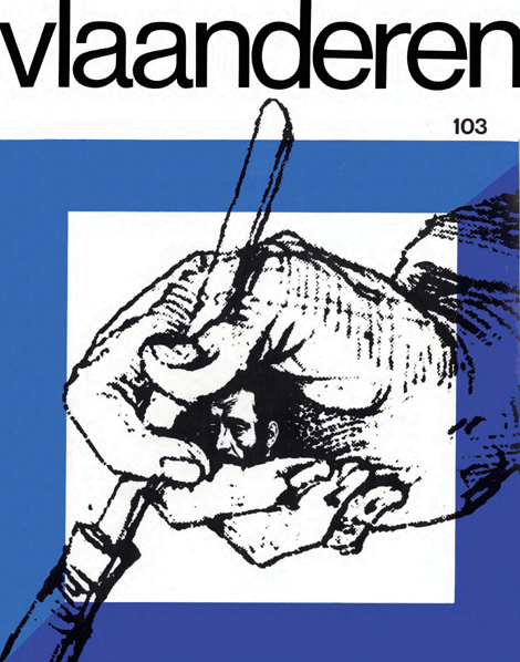 Titelpagina van Vlaanderen. Kunsttijdschrift. Jaargang 18