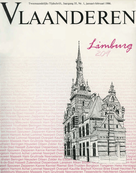 Titelpagina van Vlaanderen. Kunsttijdschrift. Jaargang 35