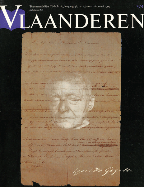 Titelpagina van Vlaanderen. Kunsttijdschrift. Jaargang 48