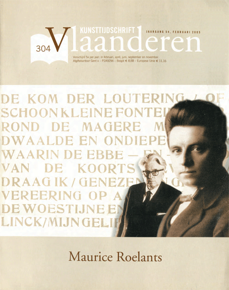 Titelpagina van Vlaanderen. Kunsttijdschrift. Jaargang 54
