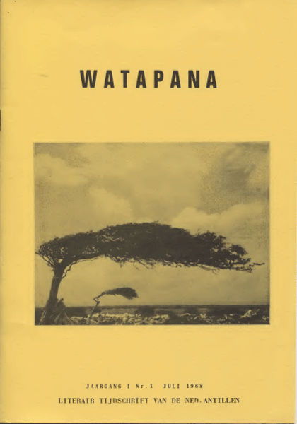Titelpagina van Watapana. Jaargang 1