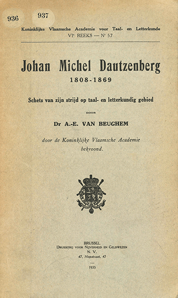 Johan Michel Dautzenberg 1808-1869