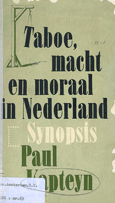 Taboe, ontwikkelingen in macht en moraal speciaal in Nederland