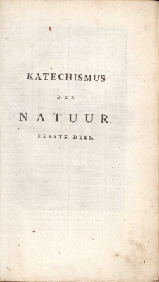 Katechismus der natuur (4 delen)