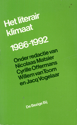 Titelpagina van Het literair klimaat 1986-1992
