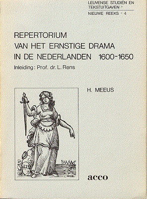 Titelpagina van Repertorium van het ernstige drama in de Nederlanden 1600-1650