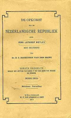 Titelpagina van De opkomst van de Nederlandsche Republiek. Deel 3 (herziene vertaling)