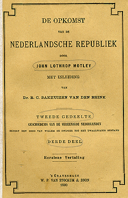 De opkomst van de Nederlandsche Republiek. Deel 7 (herziene vertaling)