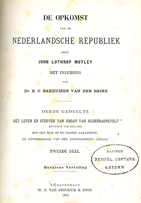 De opkomst van de Nederlandsche Republiek. Deel 12 (herziene vertaling)