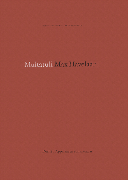 Max Havelaar. Deel 2. Apparaat en commentaar