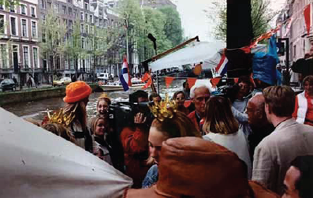 Amsterdam, Koninginnedag, 30 april 2000.
