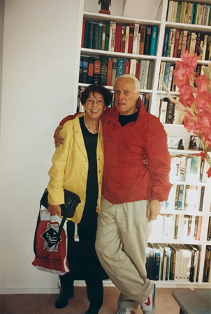 Met Corry Brokken, 25 september 2000.