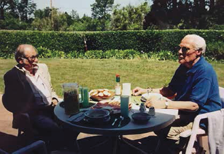 Met Bill Kellog. Opwarmen voor de grote botsing.