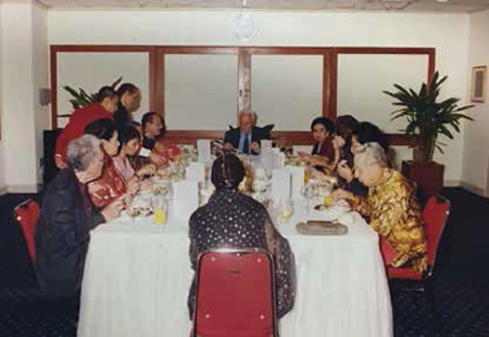 Het diner op 10 juni.