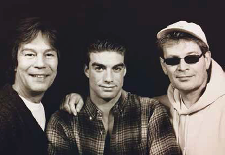 Edwin, Ricky en Peter. (Foto Hans Lonis).