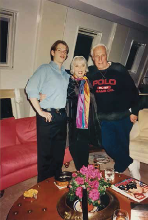 Bezoek op 21 november van Xaviera met haar toyboy Ernst.