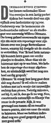 VPRO Gids 8 december 2001.
