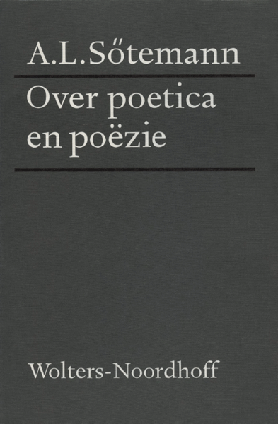 Titelpagina van Over poetica en poëzie