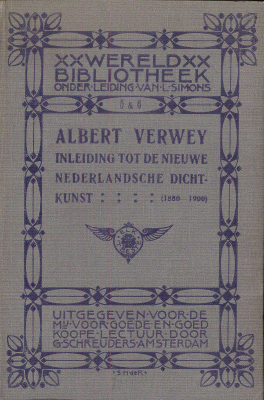 Titelpagina van Inleiding tot de nieuwe Nederlandsche dichtkunst