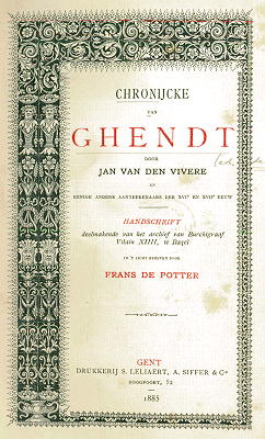 Chronijcke van Ghendt