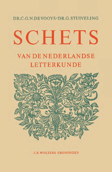 Titelpagina van Schets van de Nederlandse letterkunde
