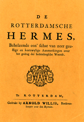 Titelpagina van De Rotterdamsche Hermes