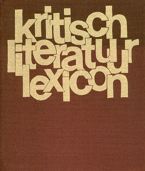 Titelpagina van Kritisch lexicon van de moderne Nederlandstalige literatuur